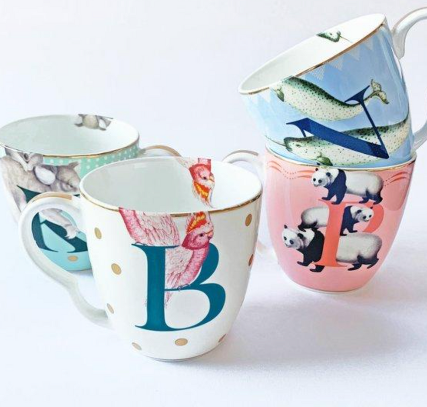 Yvonne Ellen Alphabet Mug Large