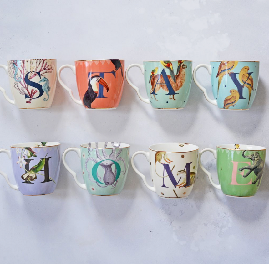 Yvonne Ellen Alphabet Mug Large