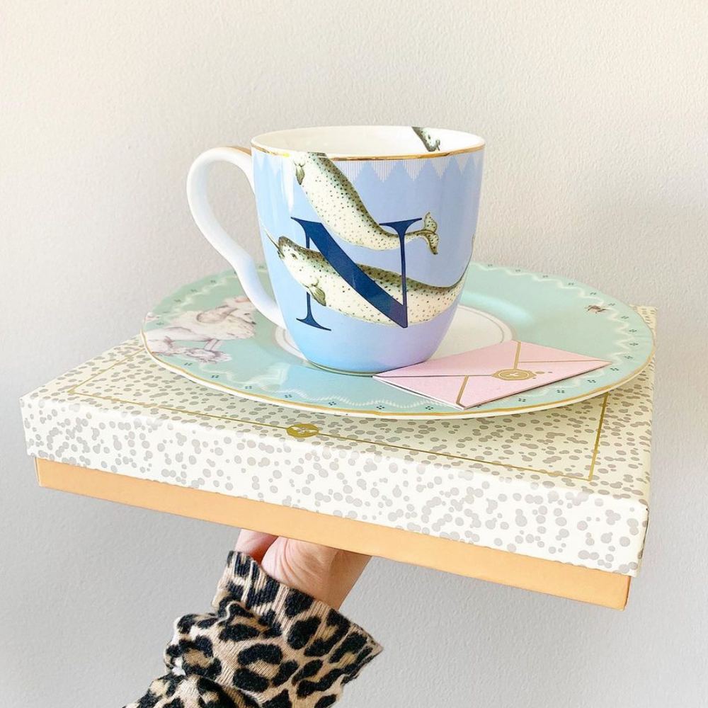 Yvonne Ellen Alphabet Mug Large