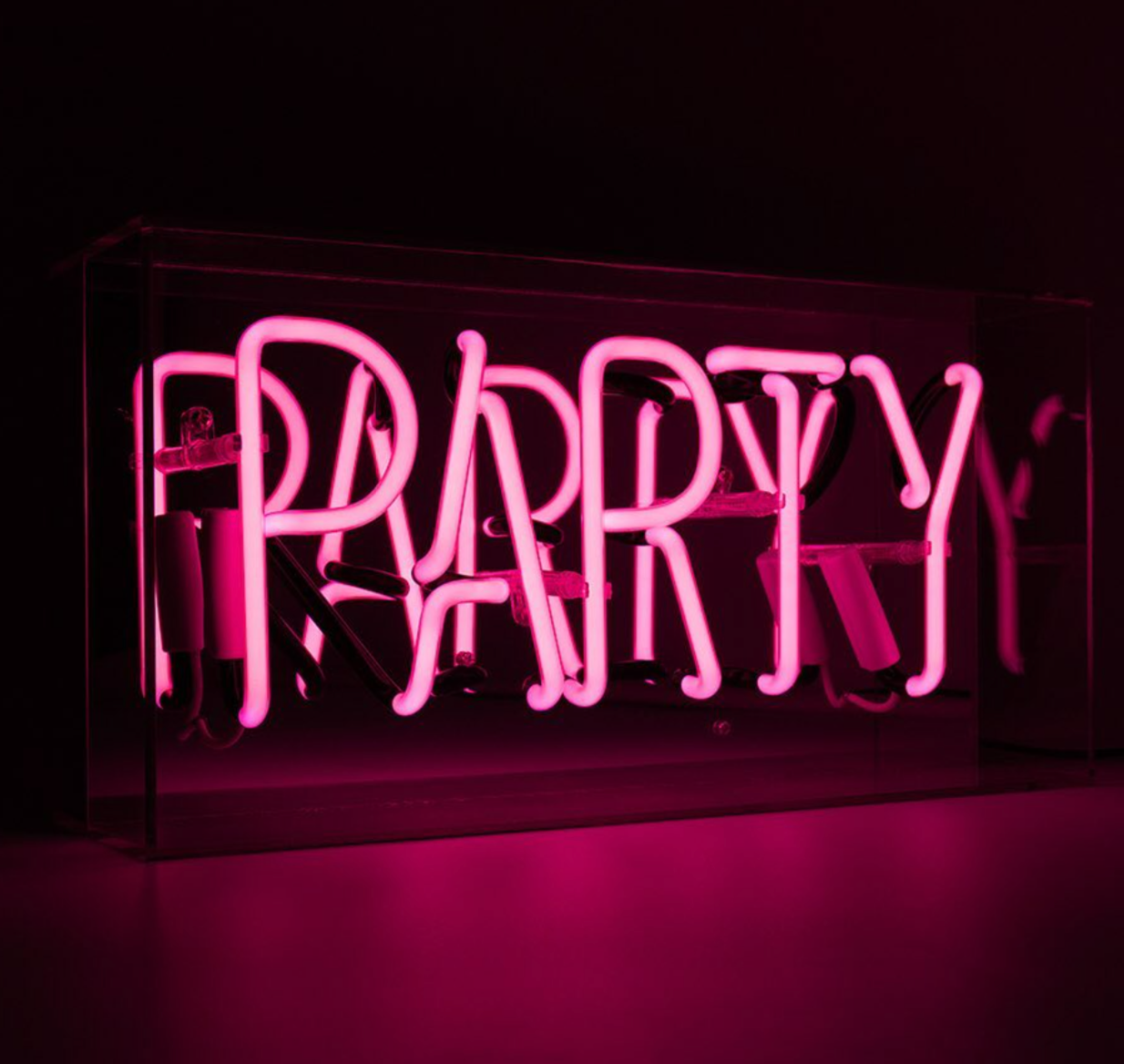 Locomocean Neon Box Sign, Party