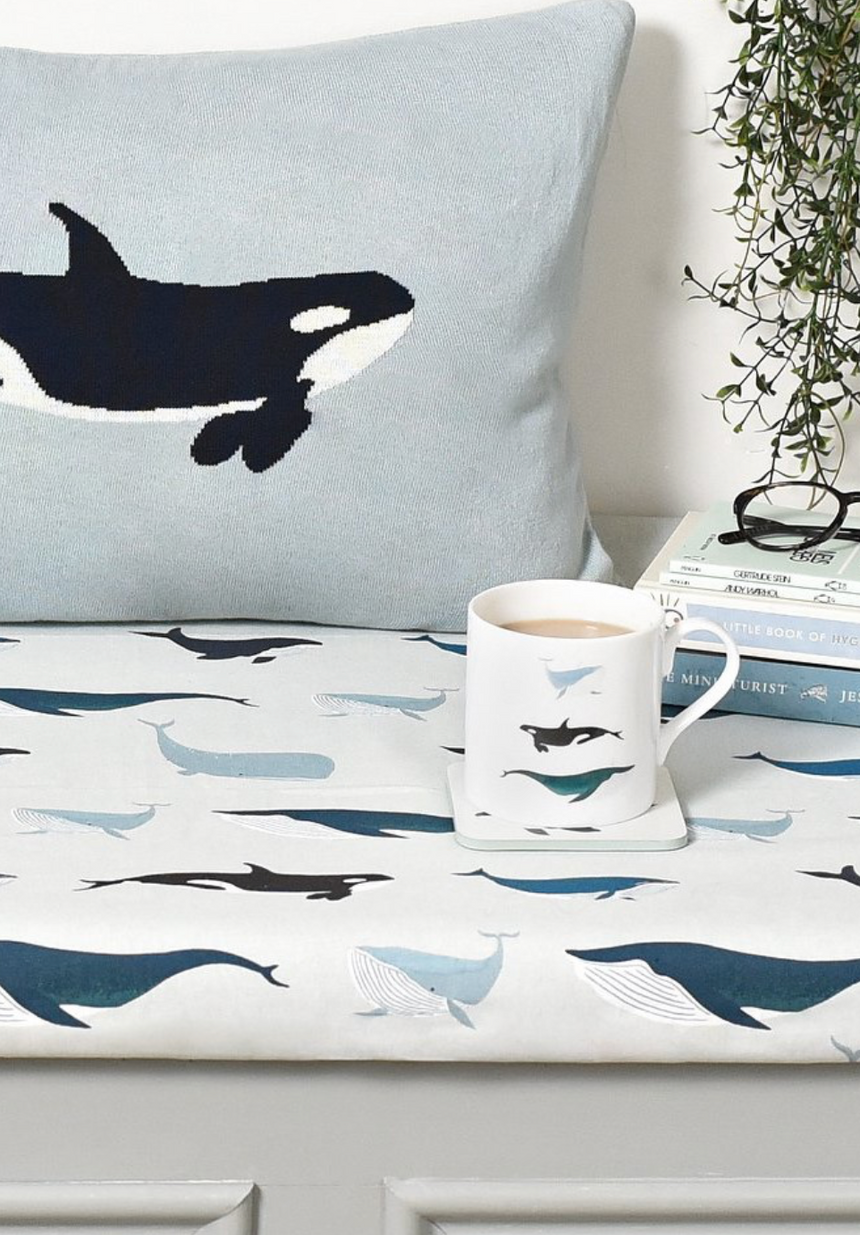 Sophie Allport  Large Mug, Whales Solo