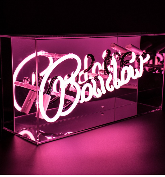 Locomocean Neon Box Sign, Boudoir