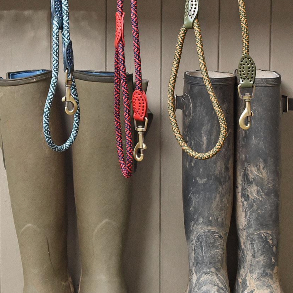 Sophie Allport Rope Dog Lead, Red