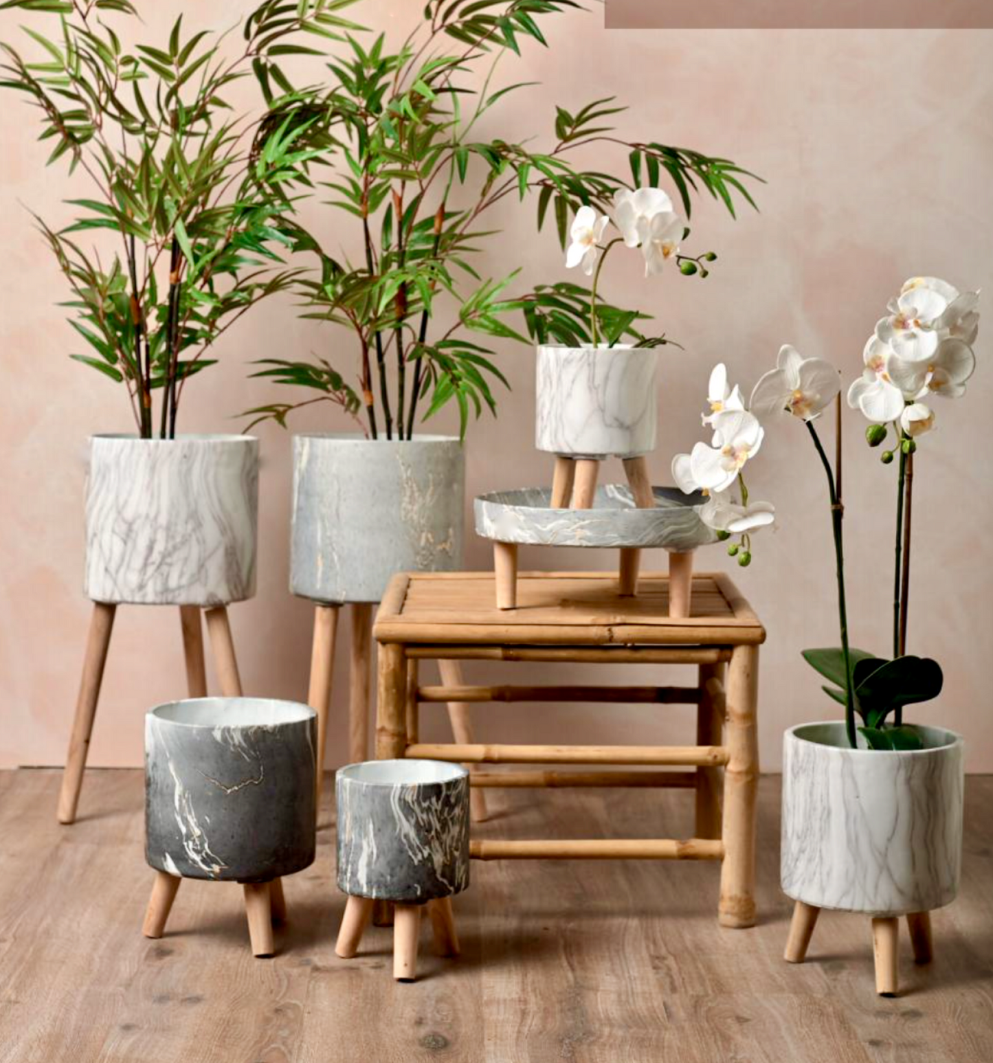 Parlane Living Marble Effect Planter