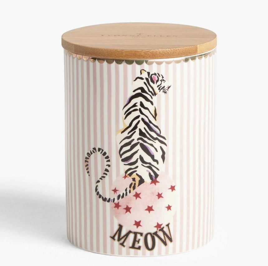 Yvonne Ellen Round Storage Jar Tiger