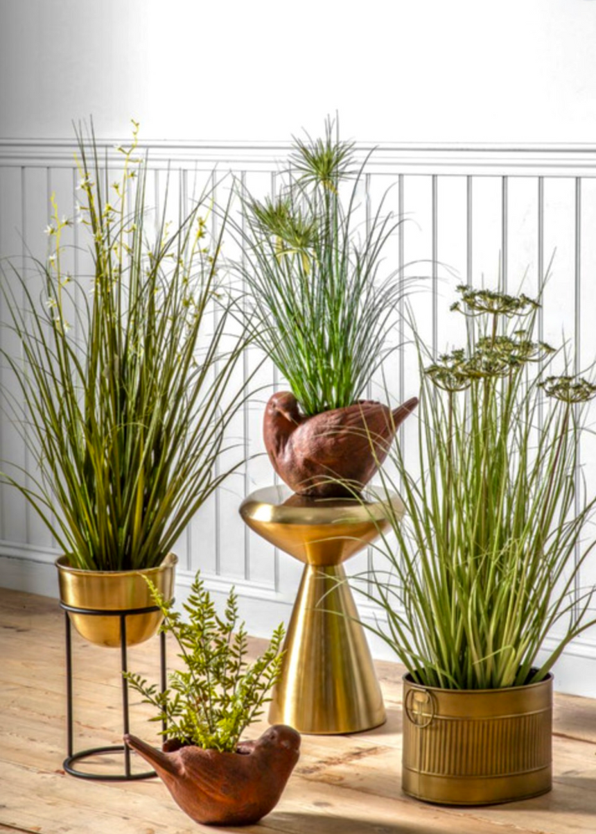 Houma Brass Planter