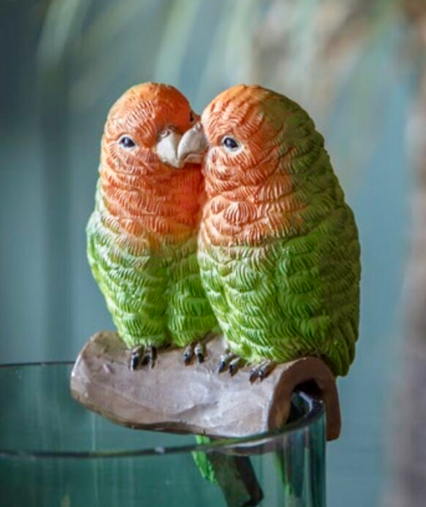 Mr & Mrs Lovebirds Pot hanger  ( 2PK )