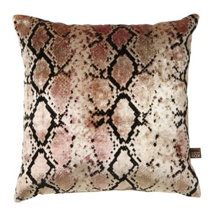 Scatter Box Viper Cushion Rose