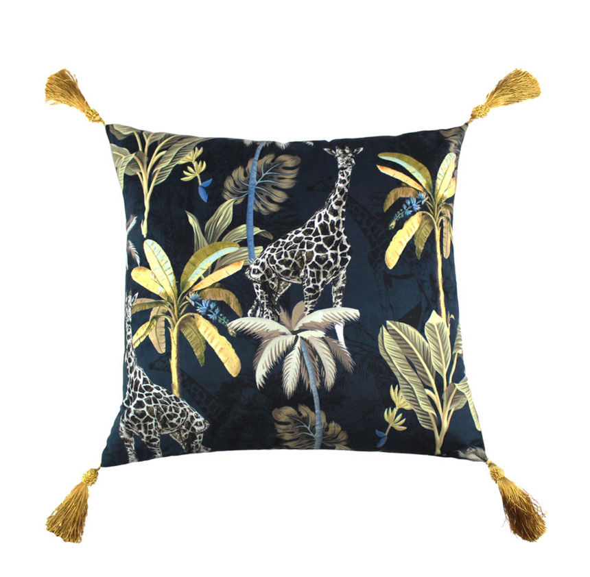 Scatter Box Simone Cushion Navy/ Gold