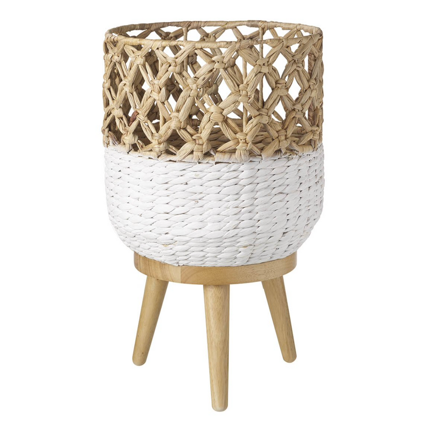 Parlane Living Lattice Pattern Planter White