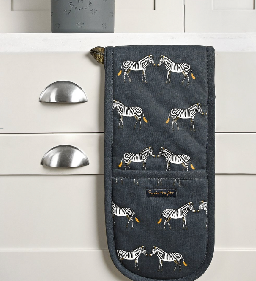 Sophie Allport Double Oven Glove Zebra