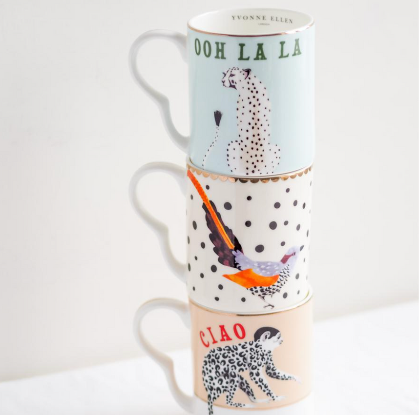 Yvonne Ellen Small Cheetah Mug