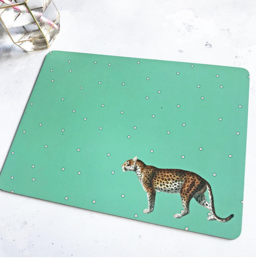 Yvonne Ellen Safari Animals Placemats (Set Of 4)