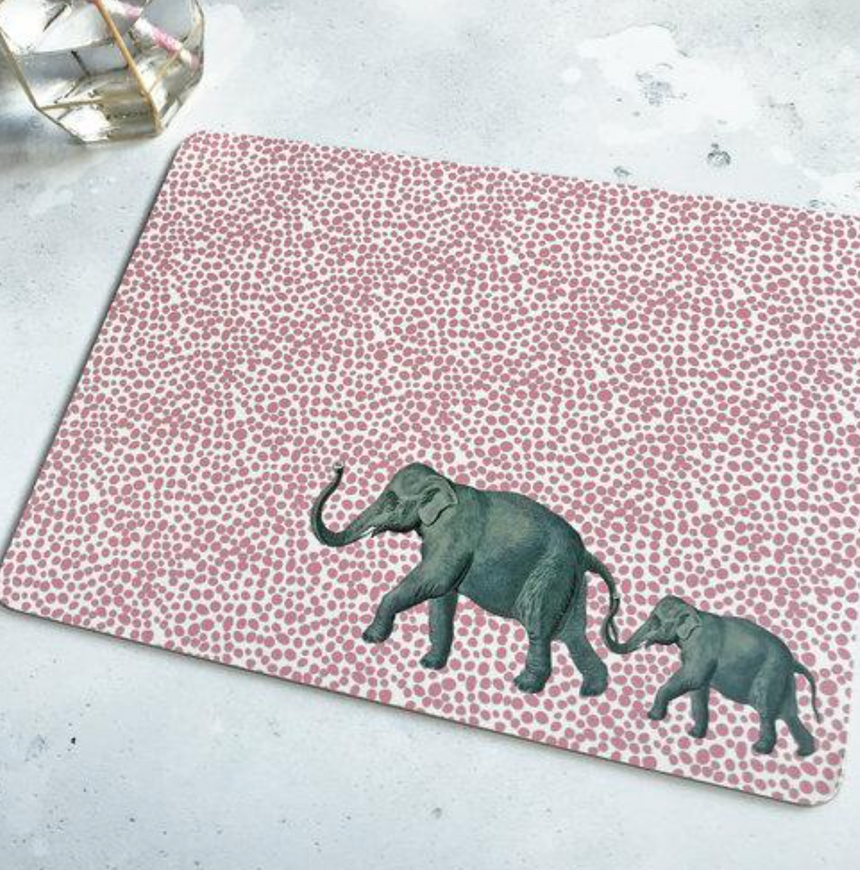 Yvonne Ellen Safari Animals Placemats (Set Of 4)