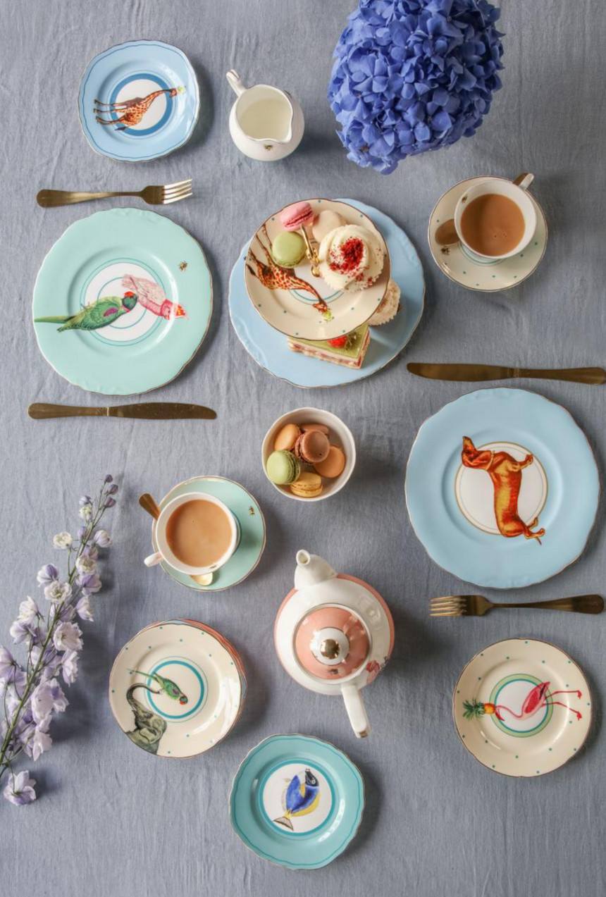 Yvonne Ellen Sausage Dog Tea plate