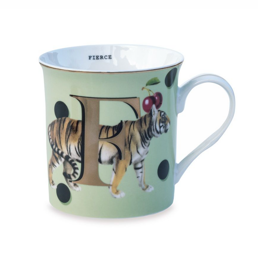 Yvonne Ellen Gold Edition Alphabet Mug Small