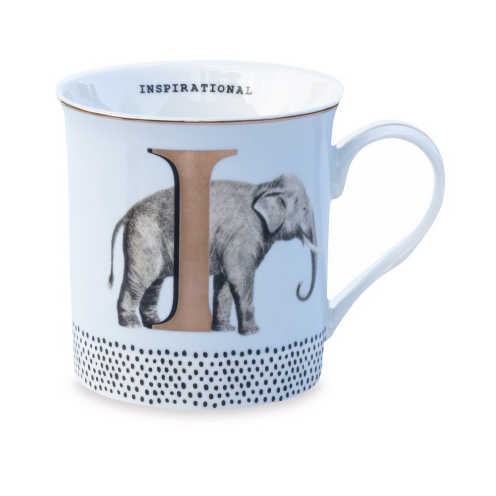 Yvonne Ellen Gold Edition Alphabet Mug Small