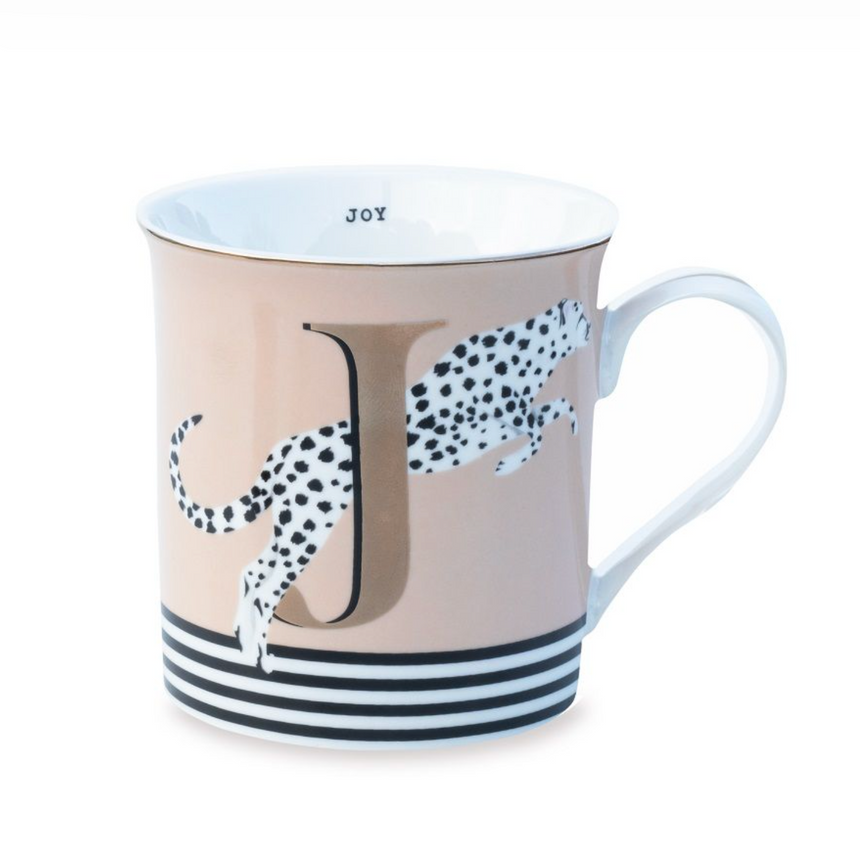 Yvonne Ellen Gold Edition Alphabet Mug Small