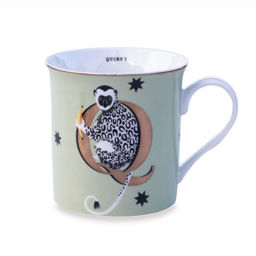 Yvonne Ellen Gold Edition Alphabet Mug Small