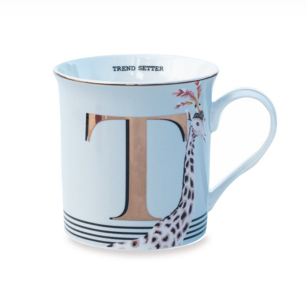 Yvonne Ellen Gold Edition Alphabet Mug Small