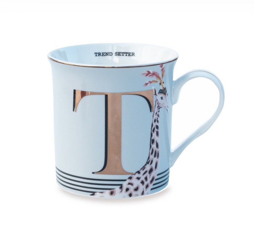 Yvonne Ellen Gold Edition Alphabet Mug Small