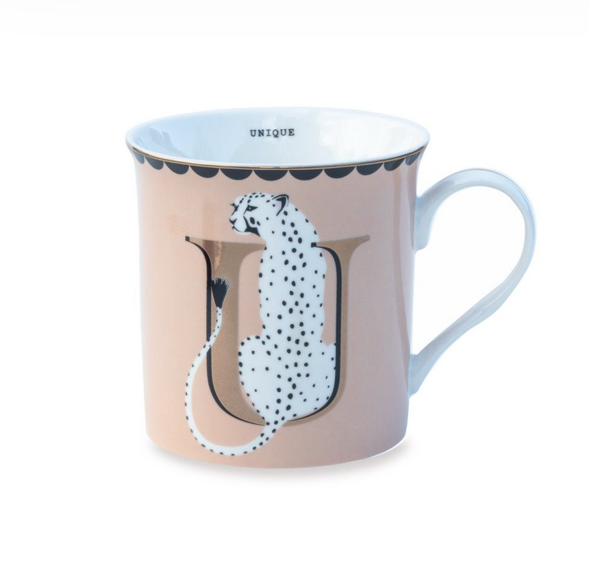 Yvonne Ellen Gold Edition Alphabet Mug Small