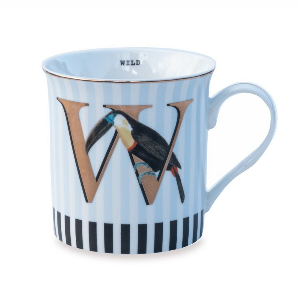 Yvonne Ellen Gold Edition Alphabet Mug Small