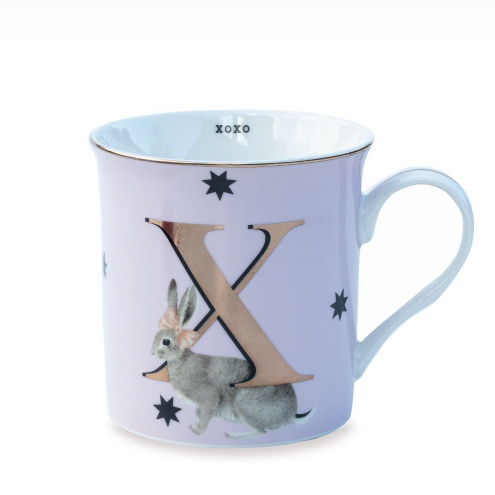 Yvonne Ellen Gold Edition Alphabet Mug Small