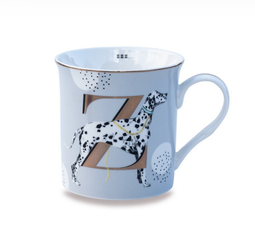 Yvonne Ellen Gold Edition Alphabet Mug Small