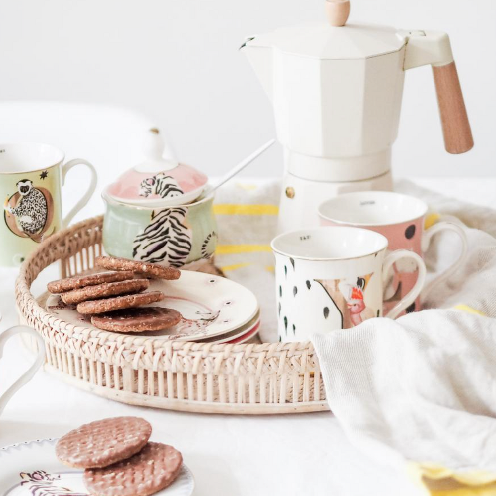 Yvonne Ellen Gold Edition Alphabet Mug Small