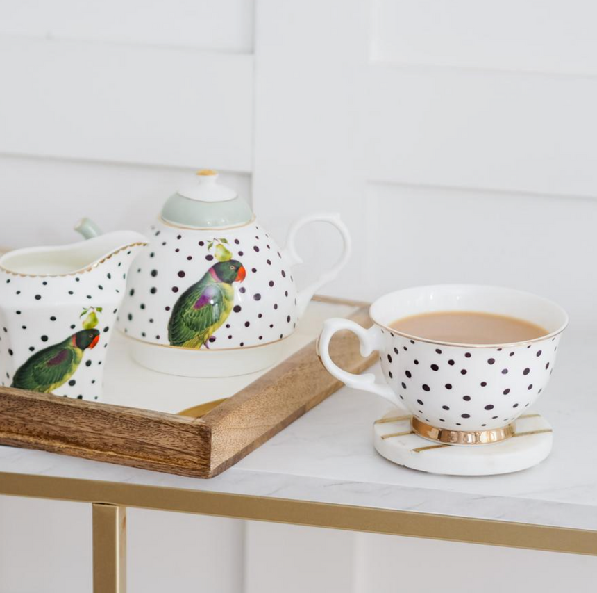 Yvonne Ellen Tea For one Set, Parrot