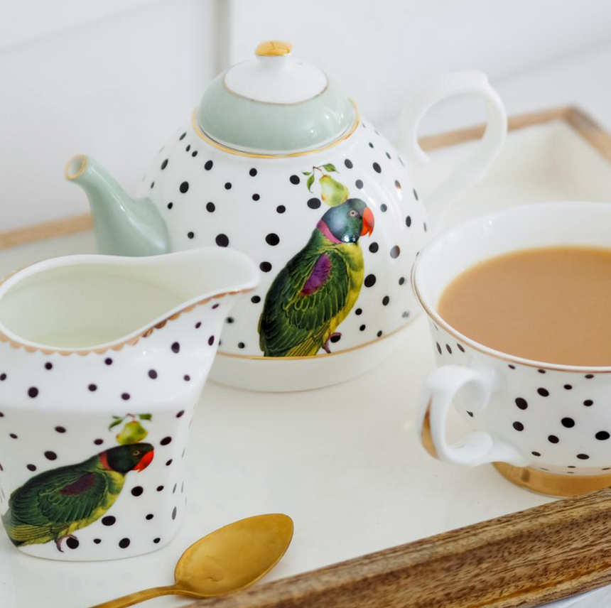 Yvonne Ellen Tea For one Set, Parrot