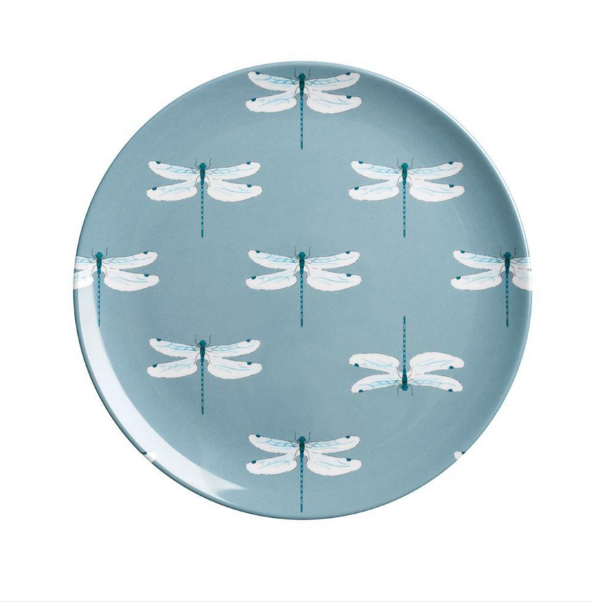 Sophie Allport Melamine Picnic Side plate, Dragonfly