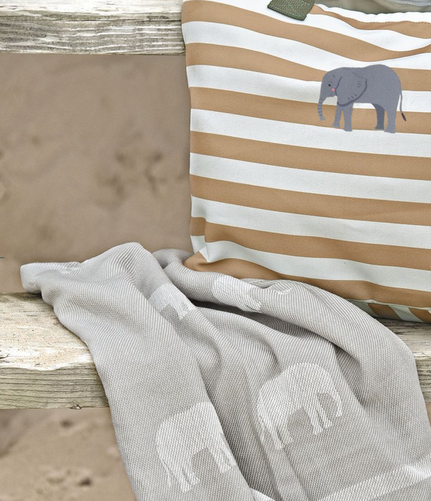 Sophie Allport Canvas Tote Bag ,Elephant