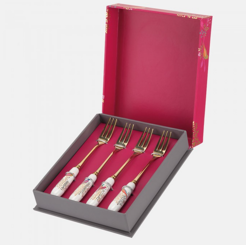 Sara Miller Chelsea Cake Fork Set