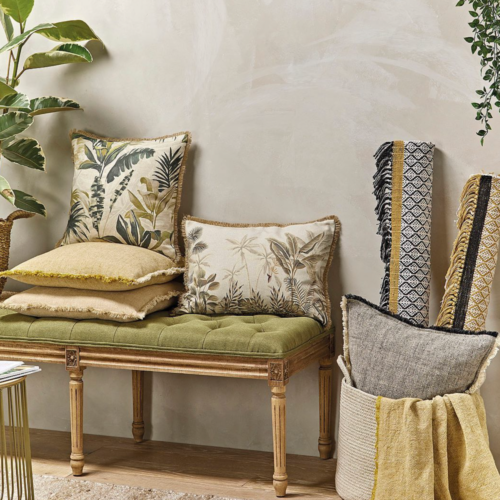 Walton & Co Sahara Cotton Rug, Mustard