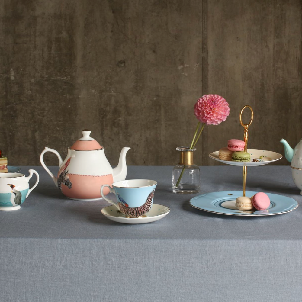 Yvonne Ellen Tea For One Set,  Flamingo