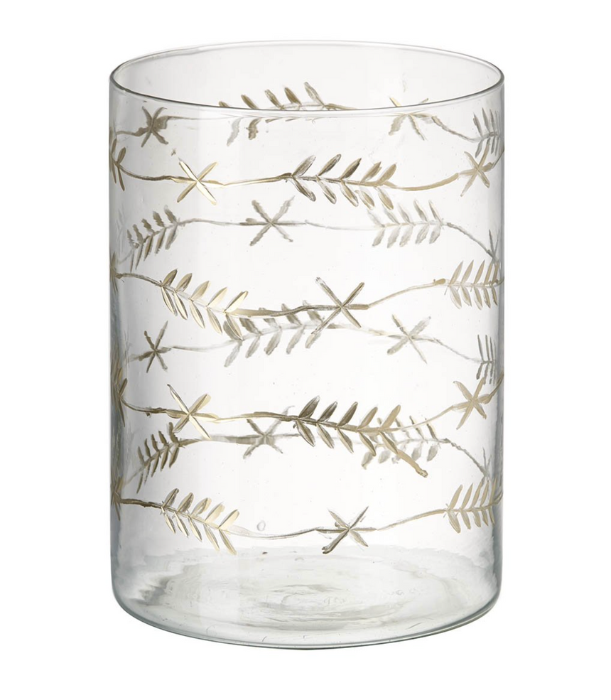 Parlane Living Laurel Glass Candle Holder