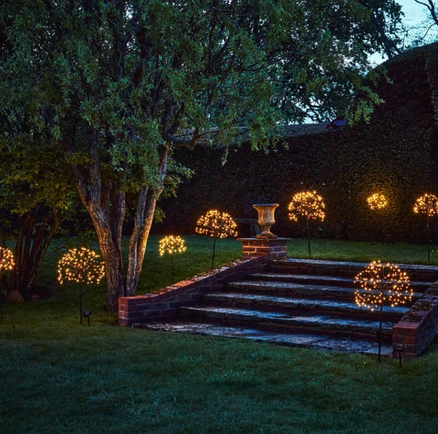 Solar Powered LED Dandelion Light