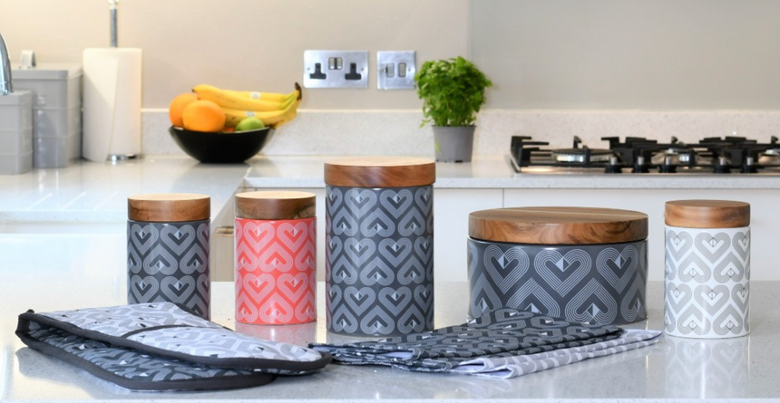 Vibe Round Storage Canister Slate