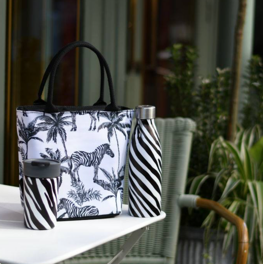 Madagascar Insulated Lunch Tote Zebra