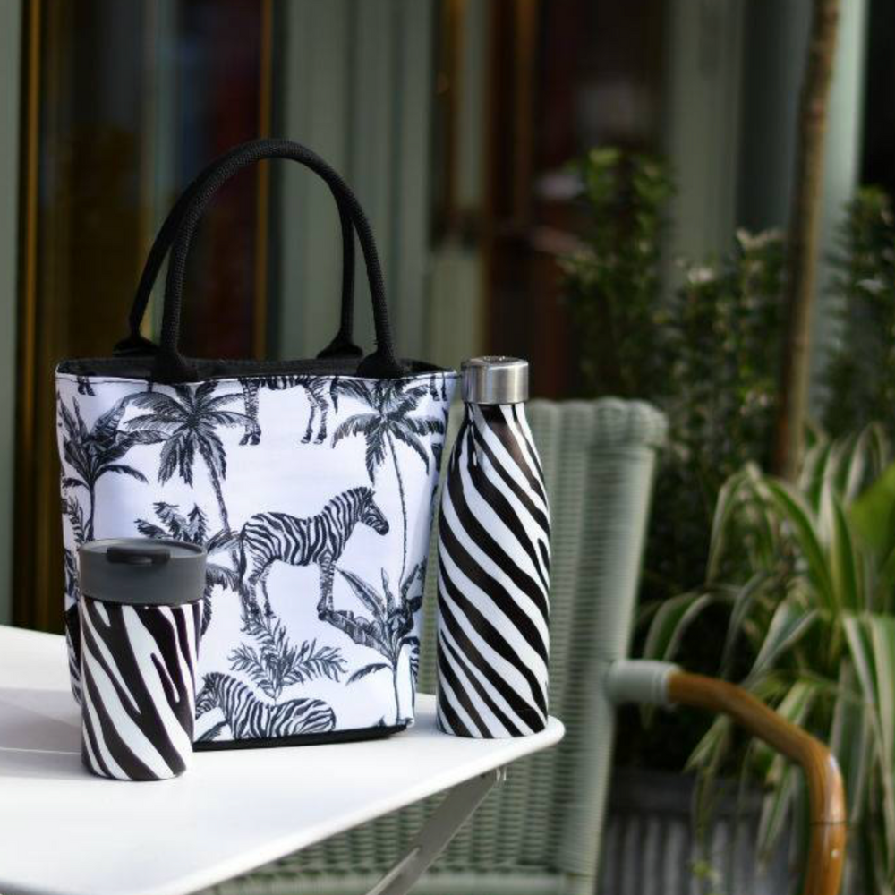 Madagascar Zebra Stainless Steel Insulated Water Bottle