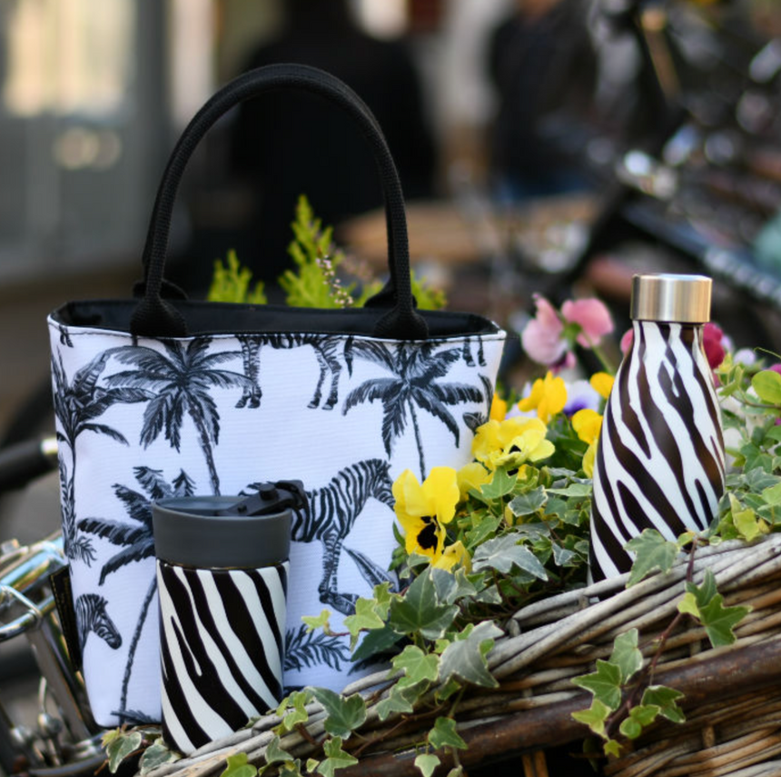 Madagascar Insulated Lunch Tote Zebra