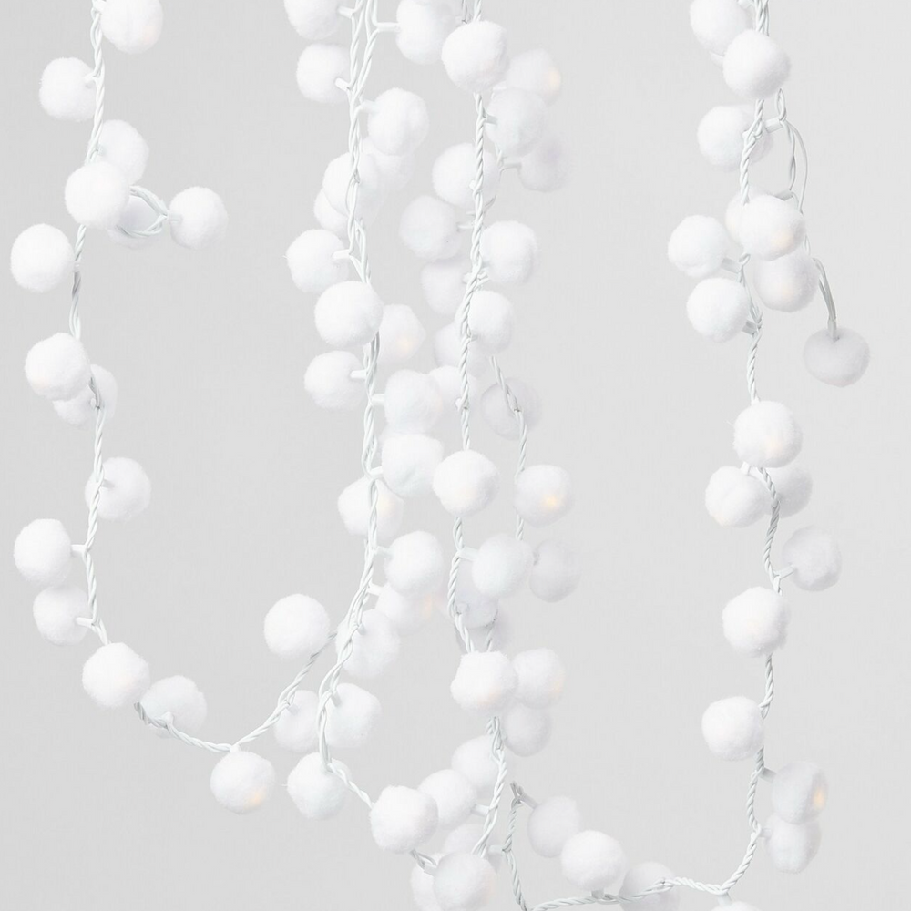 Pom Pom LED Fairy Light ( Mains Operated )