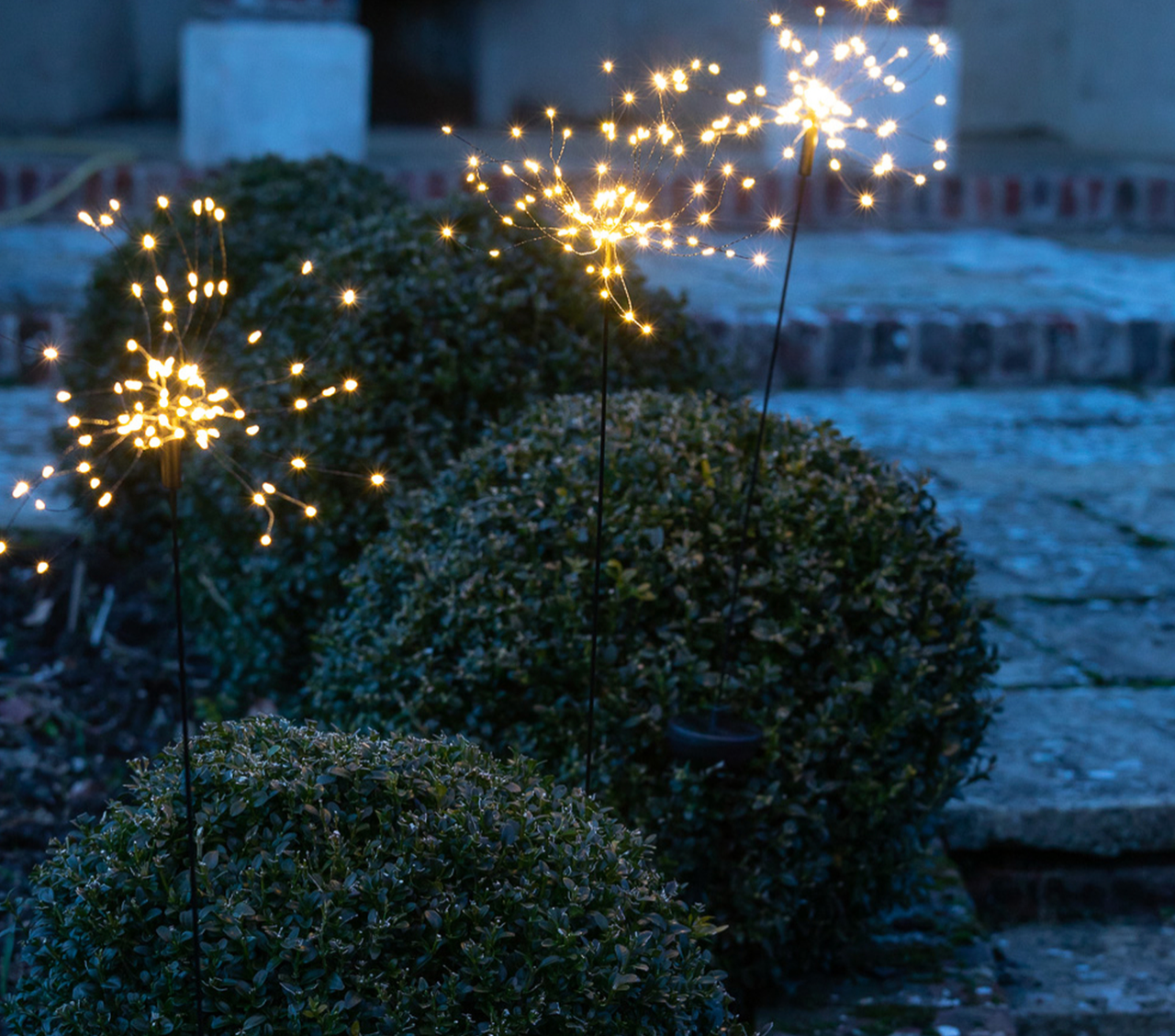 Solar powered Starburst LED Light