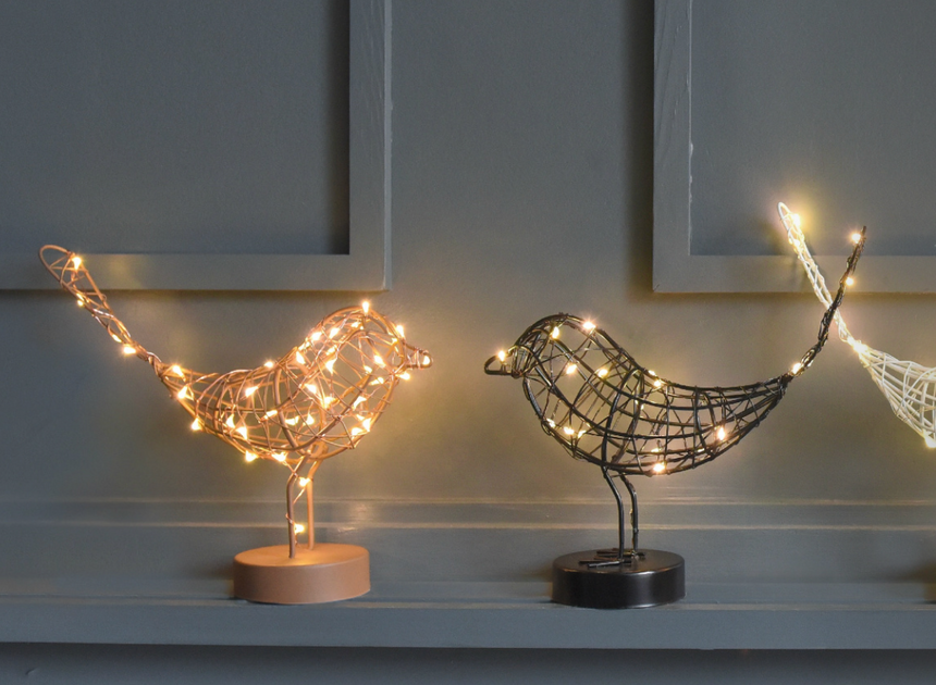 LED Table Top Robin Fairy Light (Battery Operated)