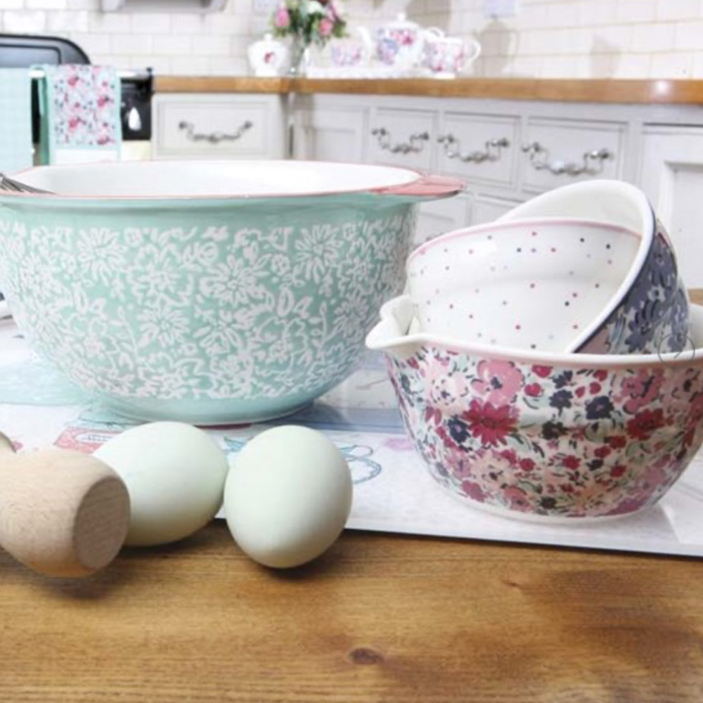 Ashley Thomas Porcelain Measuring Cups ( Set Of 3 )