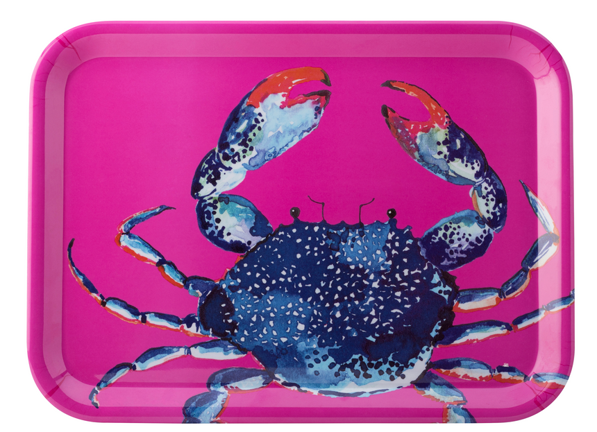 Dish Of The Day Melamine Serving Tray Crab