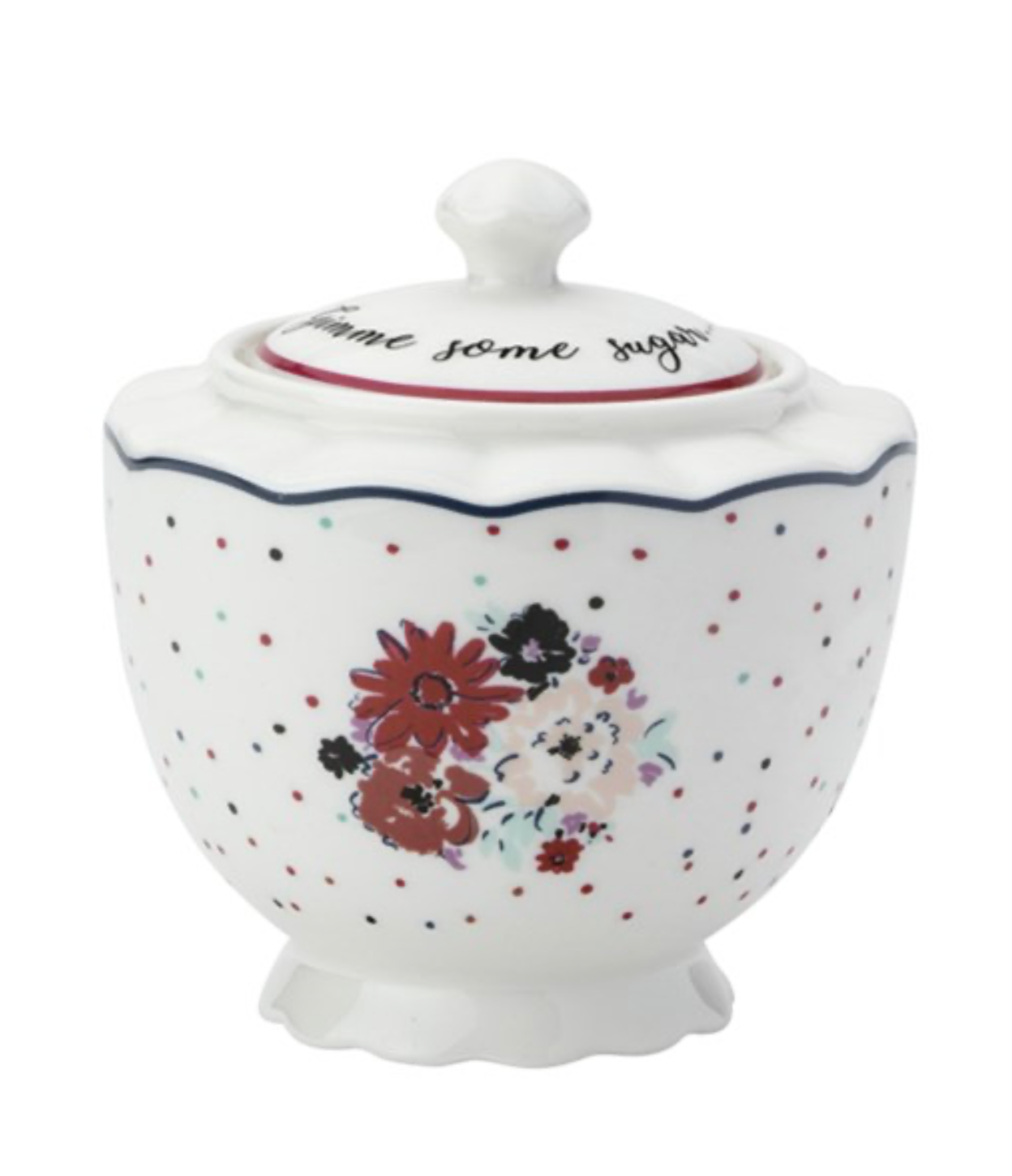 Ashley Thomas Porcelain Vintage Sugar Bowl