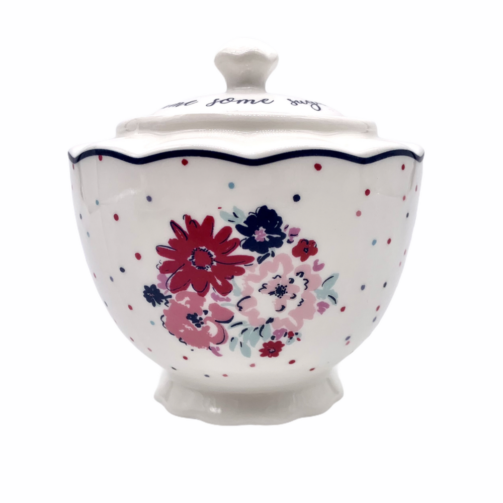 Ashley Thomas Porcelain Vintage Sugar Bowl